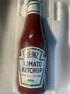 Heinz Tomato Ketchup Bottle Radio- Red